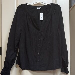 GAP Women's Elegant Black Blouse